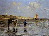 Seashore Paintings - Seashore by Evert Pieters